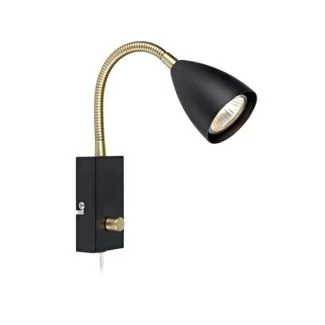MARKSLOJD 106589 CIRO lampa ścienna 1L Flex Czarny