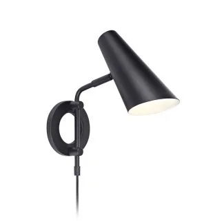 MARKSLOJD 106782 CAL lampa ścienna 1L Czarny