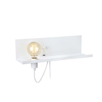 MARKSLOJD 106969 MULTI lampa ścienna/Półka USB 1L Biały