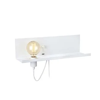 MARKSLOJD 106969 MULTI lampa ścienna/Półka USB 1L Biały