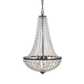 MARKSLOJD 107027 GRÄNSÖ lampa wisząca 2L Czarny/MC