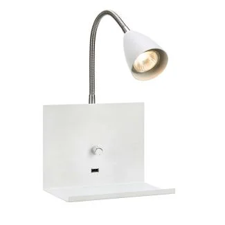 MARKSLOJD 107140 LOGI lampa ścienna 1L Biały