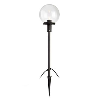 MARKSLOJD 107283 GARDEN 24 Słupek Kula 60cm Czarny/Przezr.