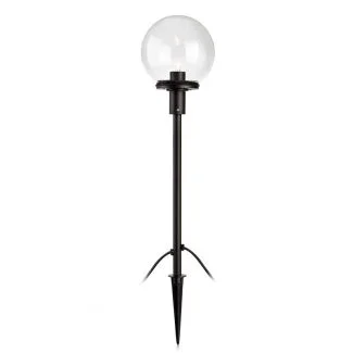 MARKSLOJD 107283 GARDEN 24 Słupek Kula 60cm Czarny/Przezr.