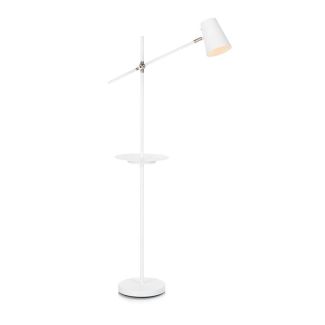 MARKSLOJD 107308 LINEAR Podłogowa 1L USB Biała