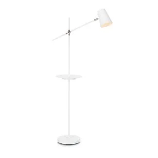 MARKSLOJD 107308 LINEAR Podłogowa 1L USB Biała