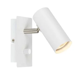 MARKSLOJD 107346 BARCELONA lampa ścienna 1L Bialy