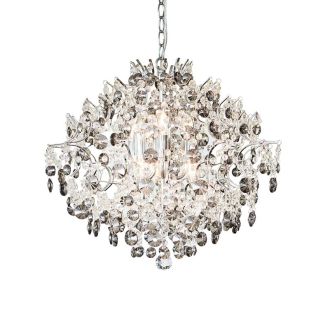 MARKSLOJD 107415 HIDDEN GEM lampa wisząca 6L Chrom/Przezr./Dymny
