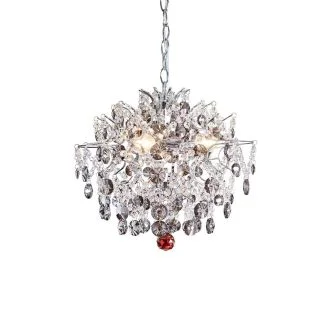 MARKSLOJD 107416 HIDDEN GEM lampa wisząca 3L Chrom/Przezr./Dymny