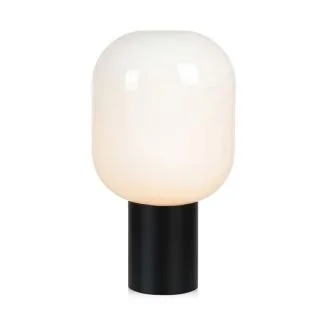 MARKSLOJD 107482 BROOKLYN lampa stołowa 1L 44cm Black/Opal