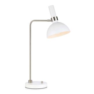 MARKSLOJD 107502 LARRY lampa stołowa 1L White/Steel