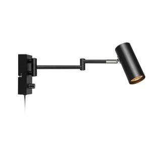 MARKSLOJD 107539 TORINO lampa ścienna 1L Black