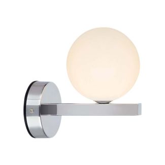 MARKSLOJD 107625 STREAM lampa ścienna 1L CHROME/WHITE IP44