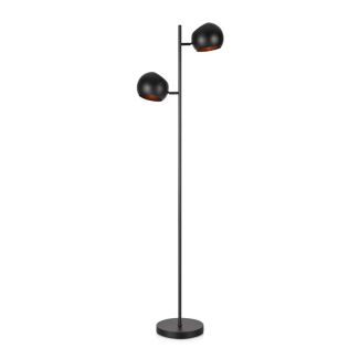MARKSLOJD 107741 EDGAR lampa podłogowa 2L Black