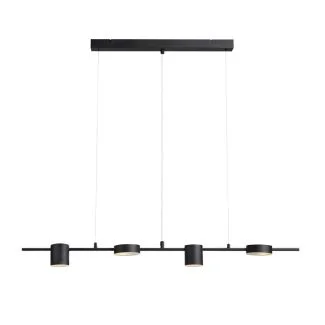 MARKSLOJD 107746 ROW lampa wisząca 4L Black