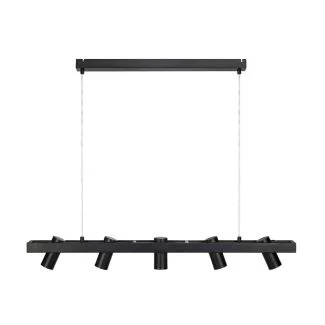 MARKSLOJD 107784 TORINO lampa wisząca 5L Black