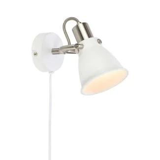 MARKSLOJD 107857 ALTON lampa ścienna 1L Biała