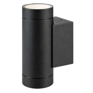 MARKSLOJD 107916 PIPE lampa ścienna 2L Czarna IP44