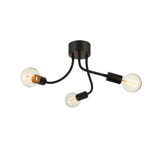 MARKSLOJD 107930 MEDUSA lampa sufitowa 3L Czarna/Szary