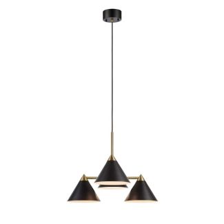 MARKSLOJD 108076 KLINT lampa wisząca 4L Czarny/Antyczny