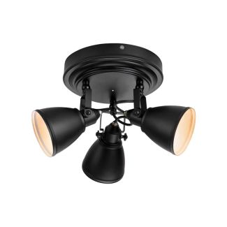 MARKSLOJD 108081 FJÄLLBACKA lampa sufitowa 3L Czarny IP44