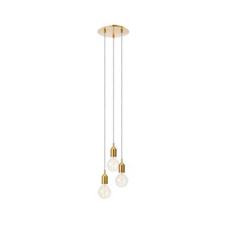 MARKSLOJD 108099 BRONX lampa wisząca 3L Okrągła Brązowa