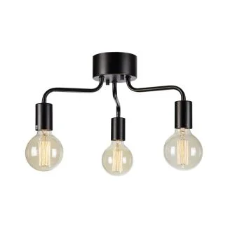 MARKSLOJD 108102 AVERY lampa sufitowa 3L Czarny