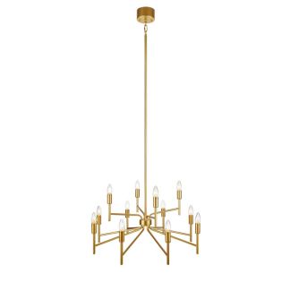 MARKSLOJD 108106 REGENT lampa wisząca 12L Złoto Malowane