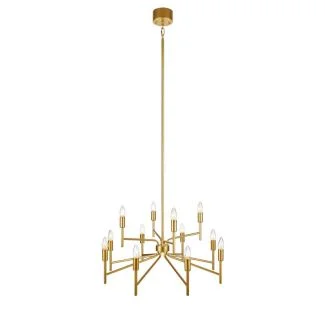 MARKSLOJD 108106 REGENT lampa wisząca 12L Złoto Malowane