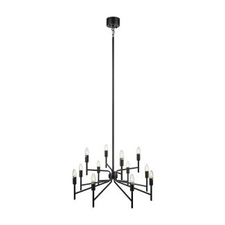 MARKSLOJD 108107 REGENT lampa wisząca 12L Czarny