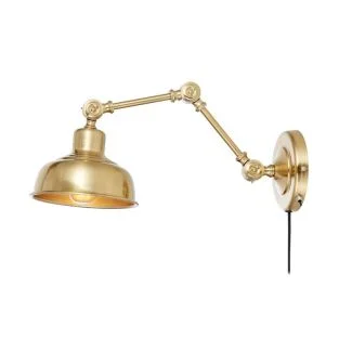 MARKSLOJD 108115 GRIMSTAD lampa ścienna 1L Złoty