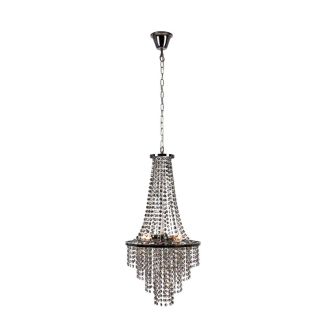 MARKSLOJD 108124 ALLINGTON lampa wisząca 3L Czarny/Czarny Chrom