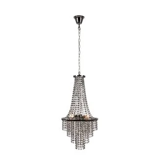 MARKSLOJD 108124 ALLINGTON lampa wisząca 3L Czarny/Czarny Chrom