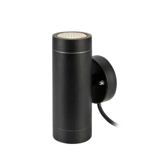 MARKSLOJD 108169 GARDEN 24 CYLINDER lampa ścienna 2L BLACK