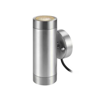 MARKSLOJD 108170 GARDEN 24 CYLINDER lampa ścienna 2L ALUMINIUM