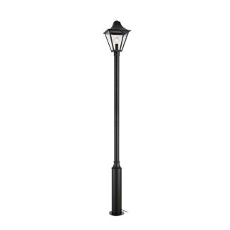 MARKSLOJD 108171 GARDEN 24 POSTLAMP 1L BLACK H 225CM