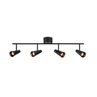 MARKSLOJD 108202 CREST lampa sufitowa 4L Black