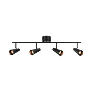 MARKSLOJD 108202 CREST lampa sufitowa 4L Black