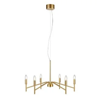 MARKSLOJD 108210 MONARCH lampa wisząca 6L Painted Gold