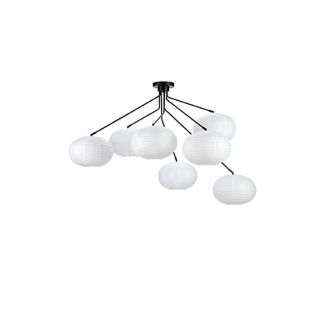 MARKSLOJD 108216 GALAXY lampa sufitowa 7L Black/White