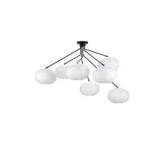 MARKSLOJD 108216 GALAXY lampa sufitowa 7L Black/White