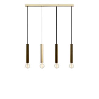 MARKSLOJD 108263 SENCILLO lampa wisząca 4L Brass