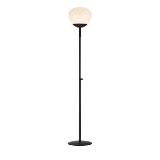 MARKSLOJD 108278 RISE lampa podłogowa 1L Black/White