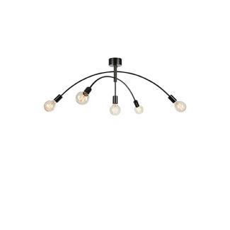 MARKSLOJD 108280 CRUX lampa sufitowa 5L Black