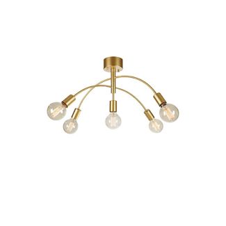 MARKSLOJD 108285 CYGNUS lampa sufitowa 5L Painted Gold