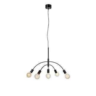 MARKSLOJD 108286 CYGNUS lampa wisząca 5L Black