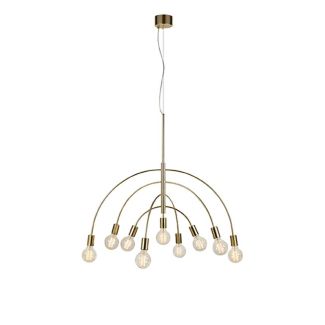 MARKSLOJD 108289 LAVELLO lampa wisząca 9L Brass