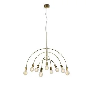 MARKSLOJD 108289 LAVELLO lampa wisząca 9L Brass