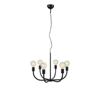 MARKSLOJD 108290 AMISTOSO lampa wisząca 6L Black