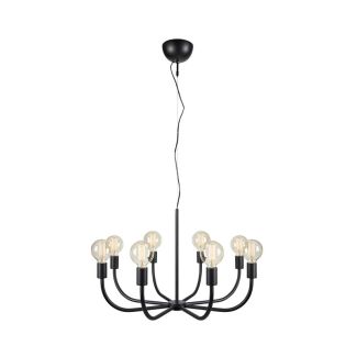 MARKSLOJD 108291 AMISTOSO lampa wisząca 8L Black
